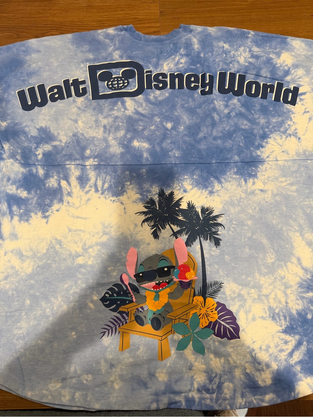 Walt Disney World Tie-Dye Tee with Stitch Spirit Jersey XXL